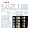 DIY Epoxy Resin Crystal Letter Silicone Set for Key Pendant Crafting