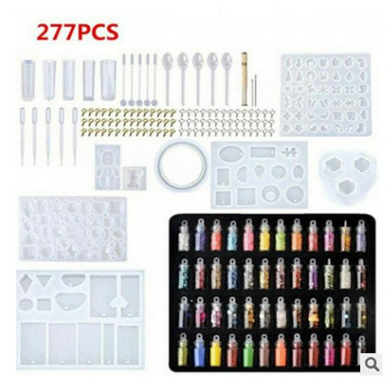 DIY Epoxy Resin Crystal Letter Silicone Set for Key Pendant Crafting