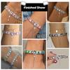 Zircon Long Tassel Butterfly Bow Knot Heart Italian Charm Links Fit 9mm Bracelet Stainless Steel DIY Jewelry Making