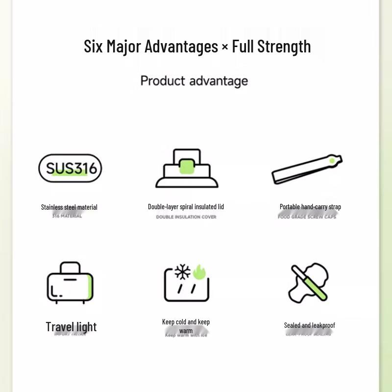Dundun 316 Stainless Steel Large Capacity Insulated Bottle