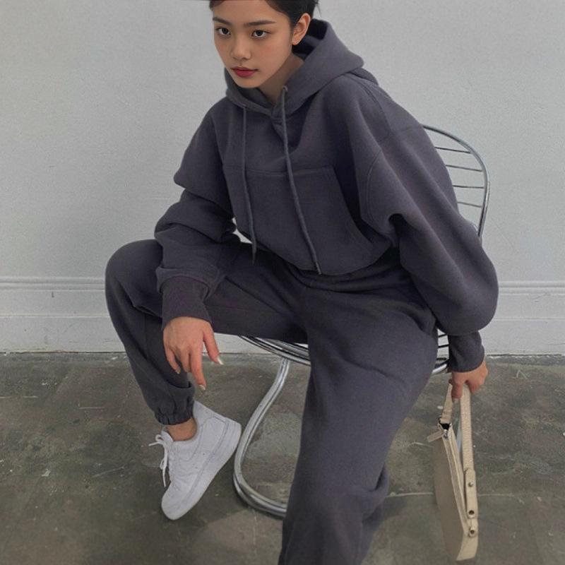 New Fall/Winter Women's Fashionable Casual Sweatshirt Jackets and Sports Sets