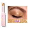 Jelly Eyeshadow Highlight Stick, Glitter Shimmer Long-Lasting High Pigment, Valentine's Day Party Beach Travel Holiday