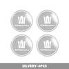 For Toyota 4PCS 56mm Car Styling Wheel Center Hub Caps Stickers Badge TDR GR Corolla Yaris Aygo Prius RAV4 Crown CHR Camry