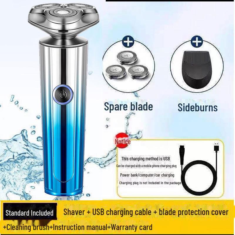 Rechargeable Multifunctional Waterproof Electric Beard Shaver