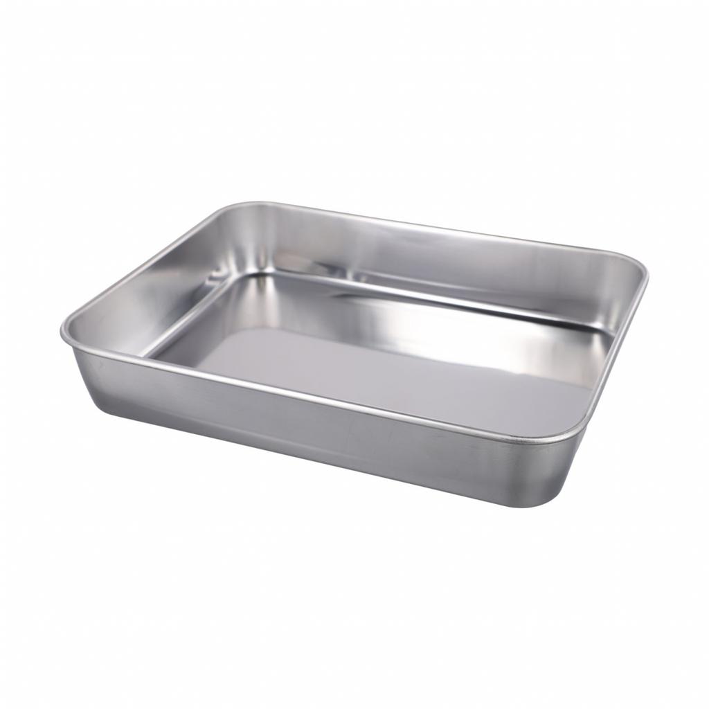 Practical Stainless Steel Baking Pan Tray with Cooling Rack and Lid for Cooking