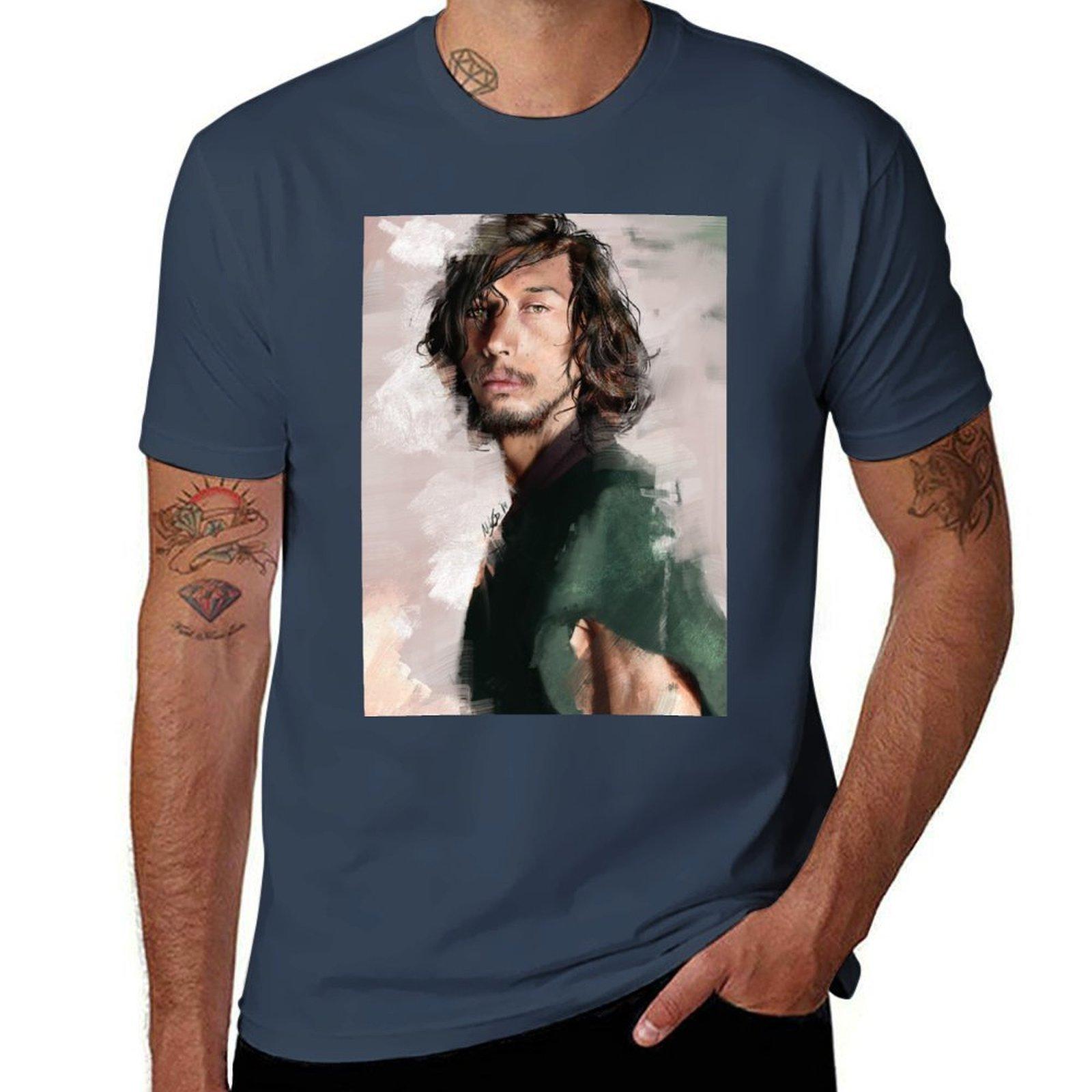 Adam TShirt Basic Plain Short Sleeve Crew Neck Tee S