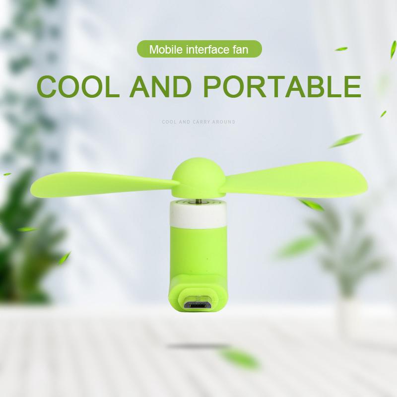 2In1 Mini Portable Mobile Phone Fan Cooler For Android For Iphone For Samsung For Huawei For Ipad