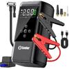 6000A Car Jump Starter with 160 PSI Air Compressor, Portable Battery Booster for All Vehicles Including Diesel Engines