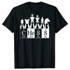 Classic Chess Player Periodic Tshirt for Unisex Short Sleeve Streetwear Chessboard Game T Shirts Fashion Cotton TShirt Gift Idea