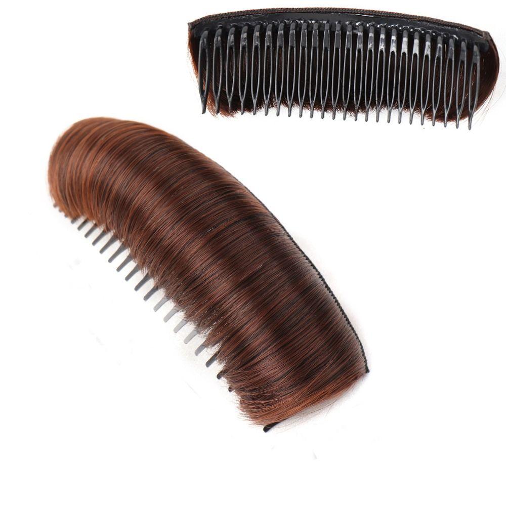 False Hair Clip Invisible Hair Bun Hair Combs Wig Cushion Fluffy Hair Clip Pad Women