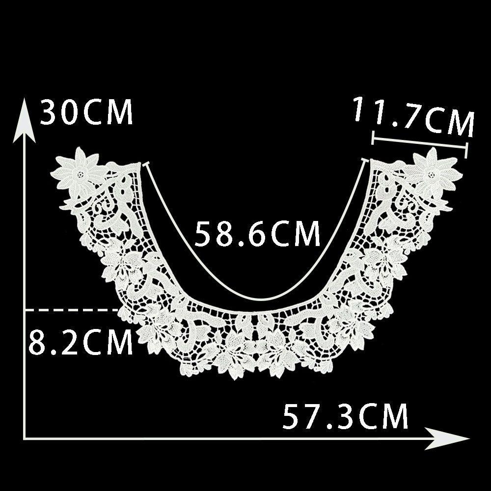 Black And White I Hollow Collar Diy Embroidery Lace Decorative Clothing Accessories Sewing Accessories