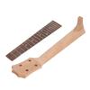 Ukulele Fretboard Neck Set Rosewood Okoume Wood Fingerboard Replacement for 4 String Musical Instrument 23in