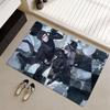 B-Black Anime B-Butler Floor Mat Soft Flannel Non-Slip Door Mat - Thickened Rug for Living Room Home Decor