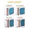 7mm copper tube small radiator condenser water cooling circulation cooling cooling fan