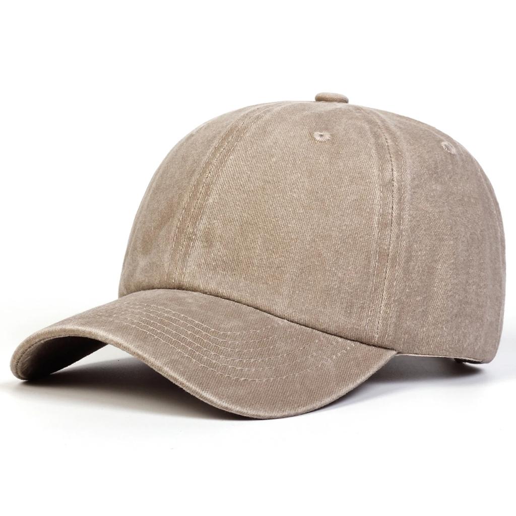 Unisex Light Washed Solid Color Baseball Caps Spring Autumn Outdoor Adjustable Casual Hats Dad Hat Sunscreen Hat