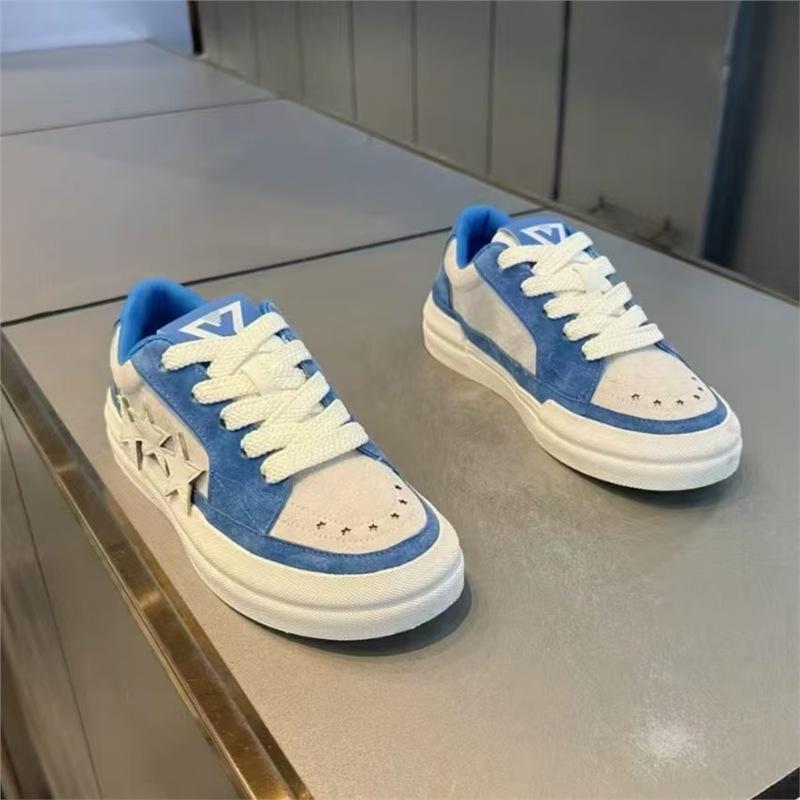 Early autumn new leather lightweight star totem student handsome casual shoes yz