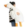 Hugging Pillow, White Goose Cushion, Stomach Pillow, Extra Large (Total Length Approx. 160cm), Animal Stuffed Toy, Large Size, Soft, Side Sleeping,