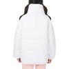 adidas Neo Jacket DW1 Plain Print Small Logo Zip-Up Long Sleeve Down Women Outerwear White HN2441