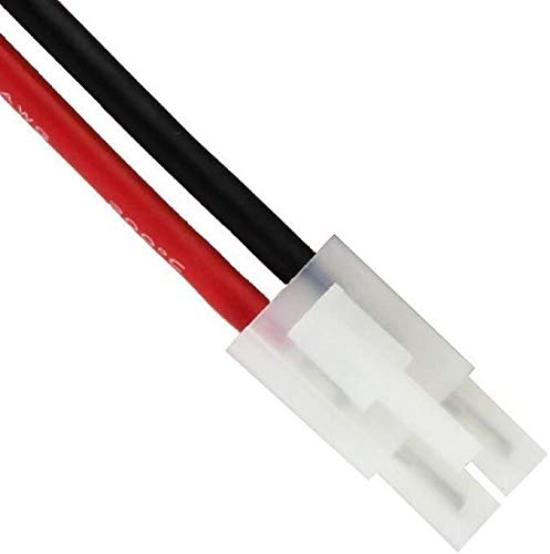 2pcs 4.0mm Banana Male Bullet Connector Plugs to Tamiya Male Connector Adapter Battery Charger Leads with 30cm Silicone Cable