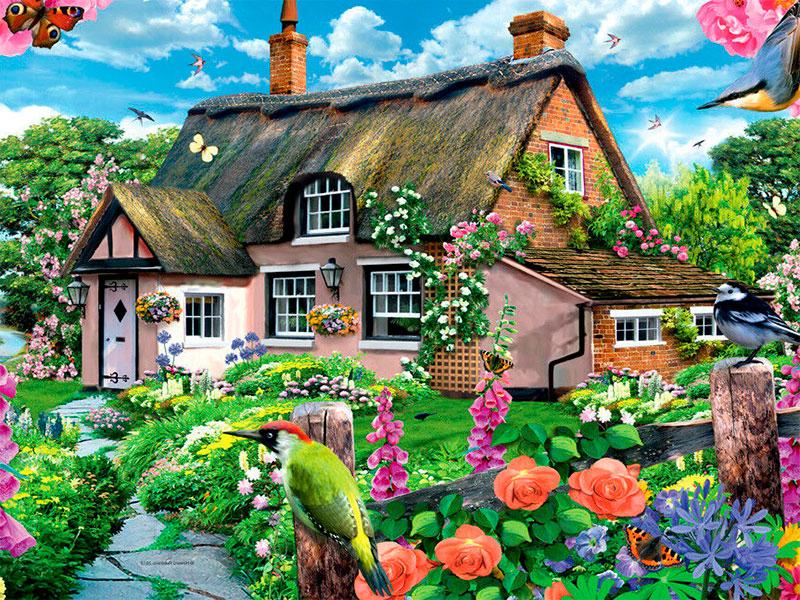 Diamond Painting House 5D DIY Full Drill Square Round Diamond Mosaic Garden Cross Stitch Embroidery Scenery Wall Decor