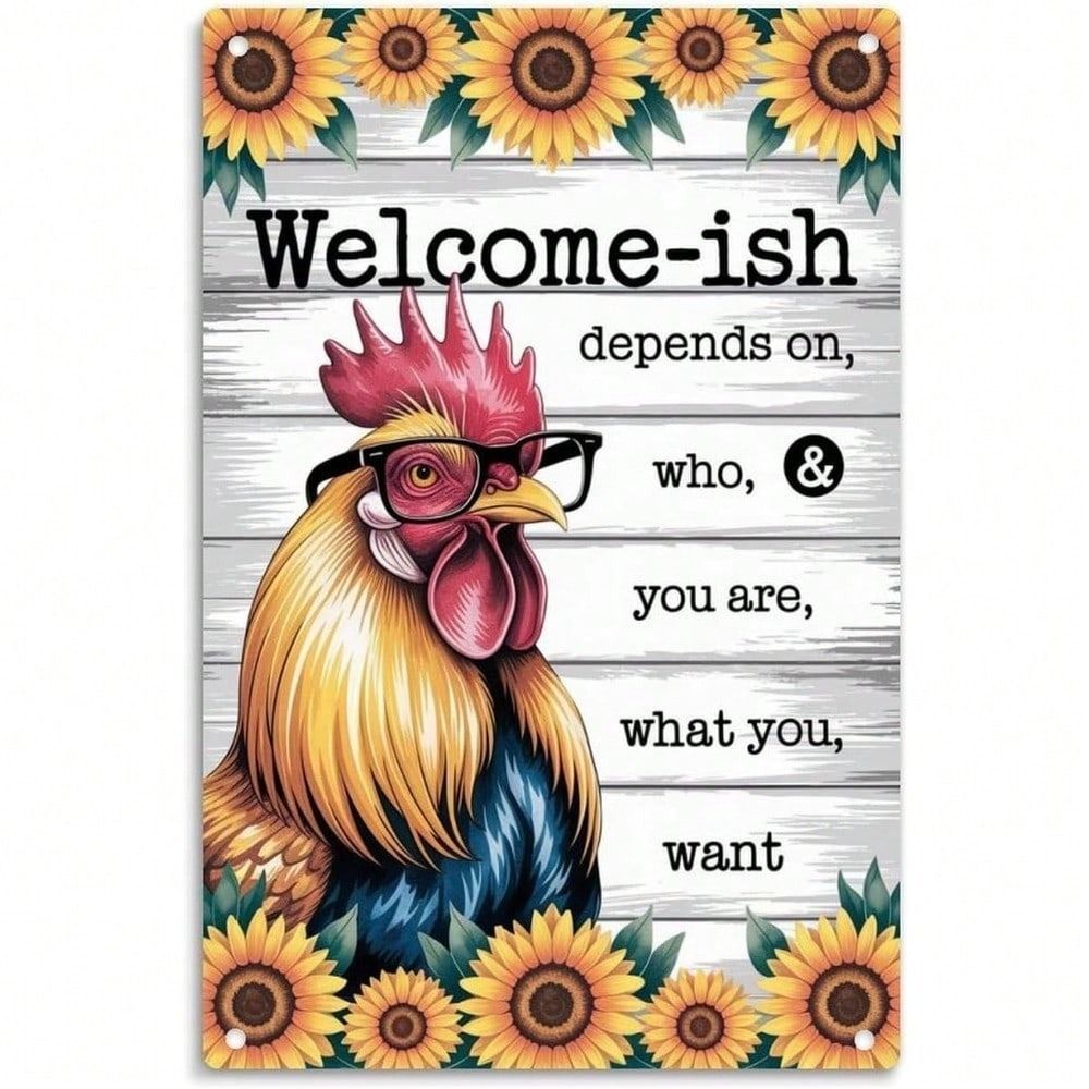 Tin Sign Art Metal Wall Decor 20x30cm Retro Vintage Painting