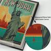 World City Landmark Painting Art Posters Florence Shang Hai Manhattan New York Paris Arc de Triomphe Home Eecor for Living Room