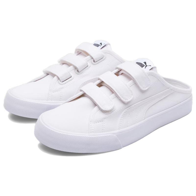 PUMA Women's White Bari Mule Low Top Sneakers 394289-01