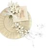 Elegant White Floral Hair Accessories Romantic Flower Hair Decor for Women Perfect for Wedding Party and Photo Shooting