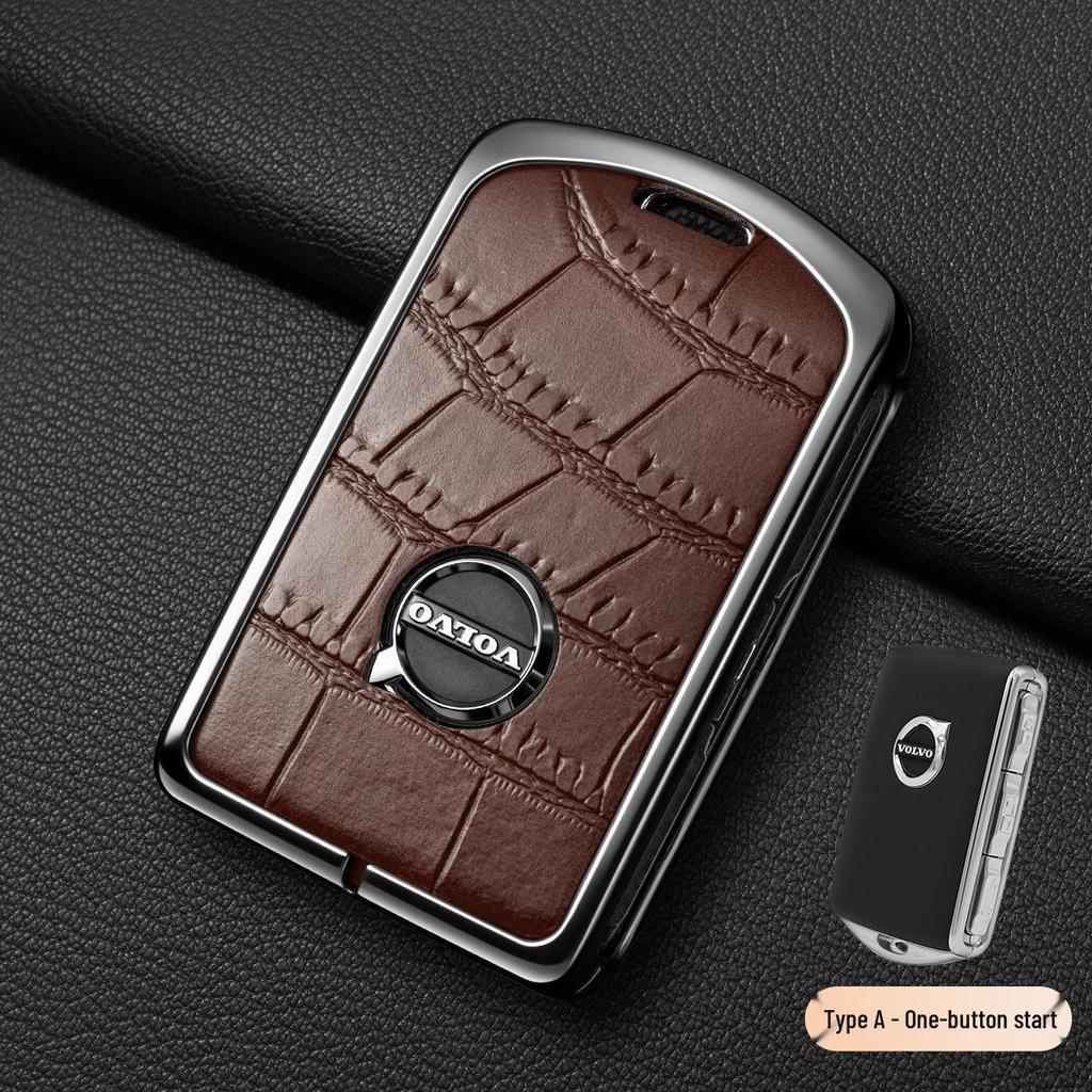 Volvo Key Protective Alloy Case for XC60, S90, S60, XC40, XC90, V60, V90 - Modified Shell with Buckle