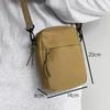 Messenger Sling Tassen Voor Mannen Casual Canvas Kleine Rits Crossbody Tas Eenvoudige Kleine Crossbody Schoudertas Mannen Tas