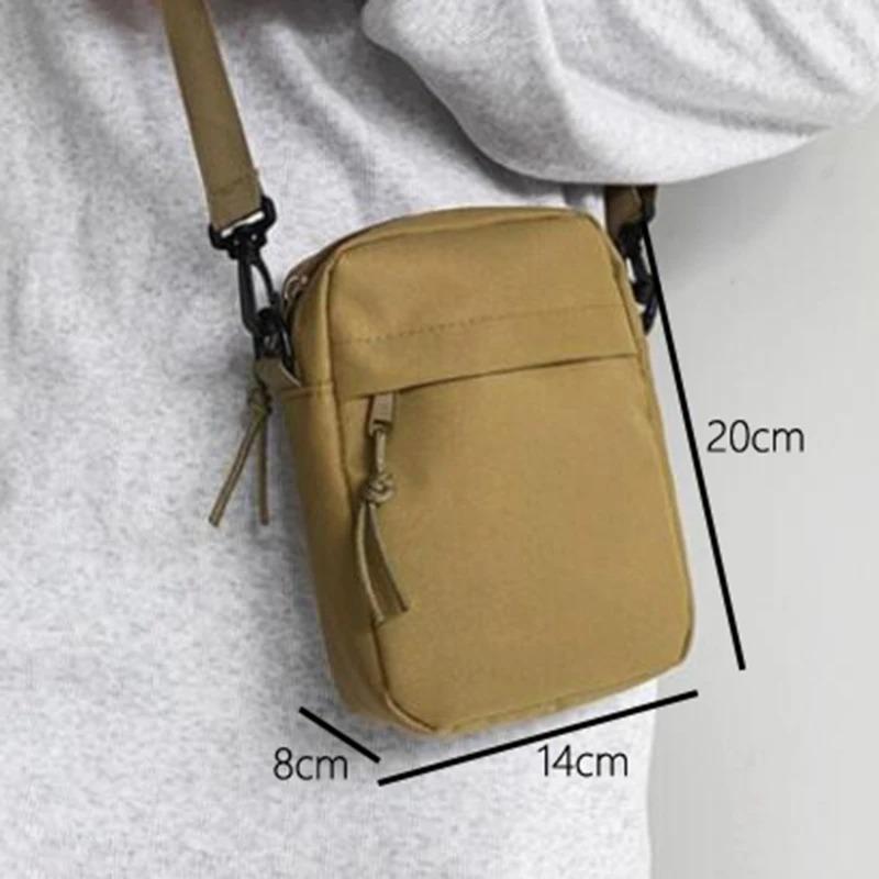 Messenger Sling Tassen Voor Mannen Casual Canvas Kleine Rits Crossbody Tas Eenvoudige Kleine Crossbody Schoudertas Mannen Tas