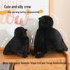 Kreative Krähe Plüschpuppe: Niedliche Tier-Simulationsdekoration & Begleitgeschenk