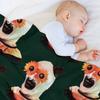 Art the Clown the creepy withe flower glasses Throw Blanket Thermal Luxury bed plaid warm winter Blankets