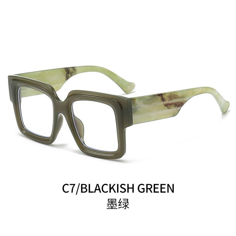 New Fashionable Blue Light Blocking Glasses Trendy Oversized Square Frame for Men & Women Stylish Clear Lens Eyewear