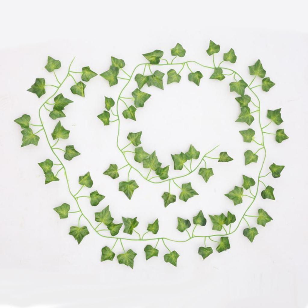 Artificial Ivy Leaf Garland Plants Vine Fake Foliage Flowers Home Decor 10PC