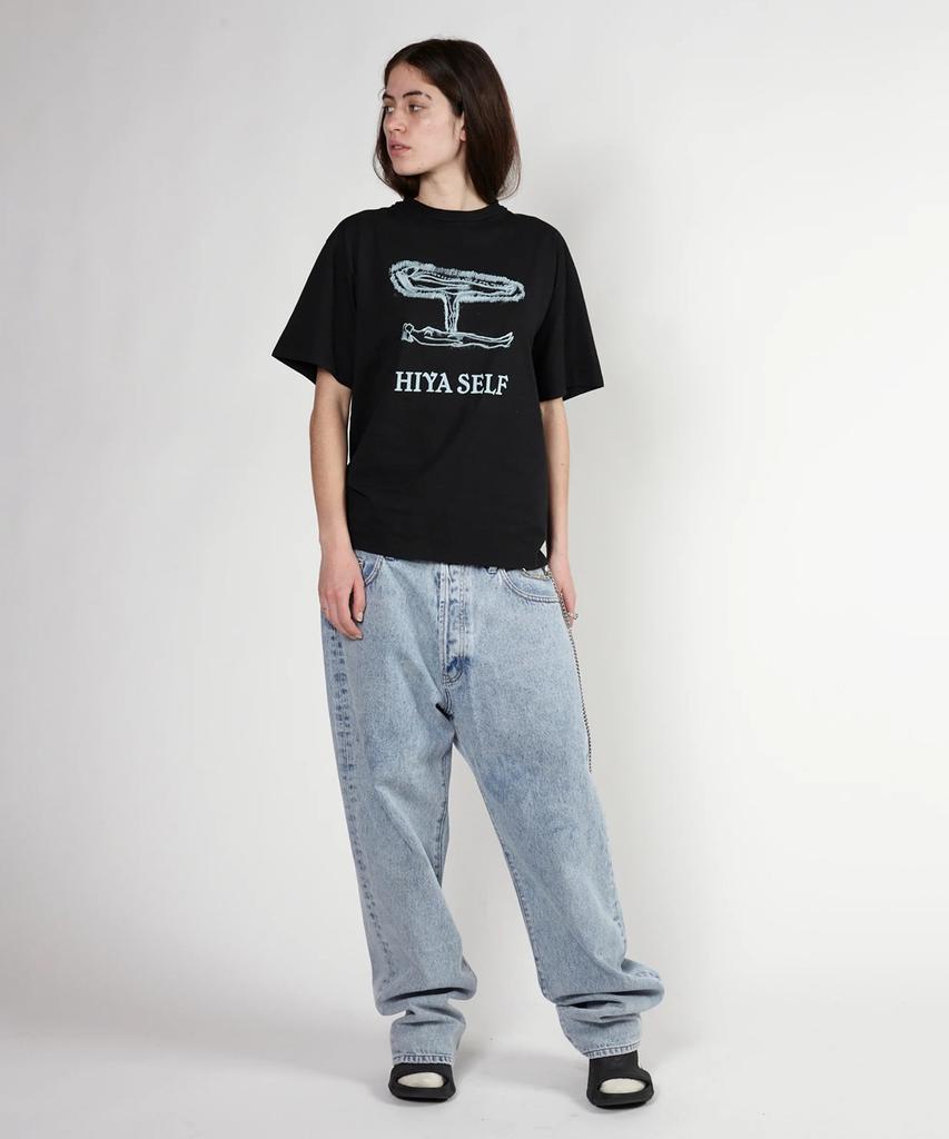 ARIES (U) Acid Wash Batten Jean Blue