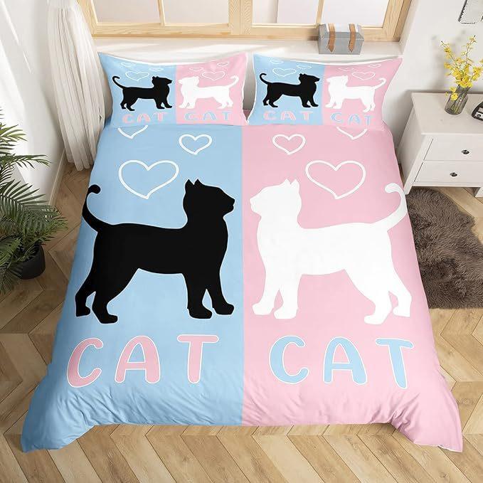 3D Valentine's Day Duvet Cover 2/3 Pieces Romantic Love Bedding Set AU/DE/EU Full Size Luxury Duvet Cover Polyester Soft Couple Cover