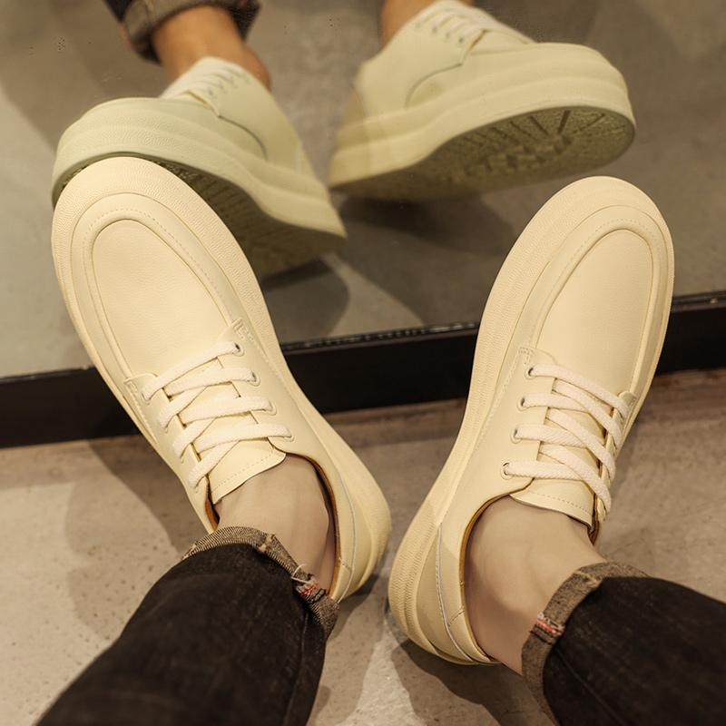 Fashion Men's board shoes Trendy minimalist designer style Youth Outdoor Party Leisure Walking Men's Hot selling Black quality Shoes