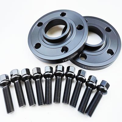 2 STuks Naafgerichte Wielafstandhouders 10/12/15/20MM 5x112 66.6 met Verlengde 14X1.5 Bouten voor Mercedes Benz - Set van 2
