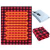 Car Electric Heated Blanket Heating Mat Fast Heating 12V Heated Blanket Mattress 9 Adjustable Temperature Auto-off for Winter