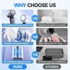 Portable Handheld Fan Turbo High Speed Cooling Mini Fan Digital Display Cold Air for Makeup Travel Camping Outdoor Use Gifts