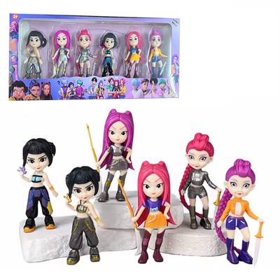 NEW Kpop Devil Hunter Rumi Zoe Mira Anime Polyvinyl Chloride Character Collection Desktop Trinkets Childrens New Year Gift