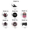 Gothic Horror Halloween Gift Lapel Pins Vampire Bat Mothman For Backpacks Punk Enamel Brooches For Briefcase Badges Accessories