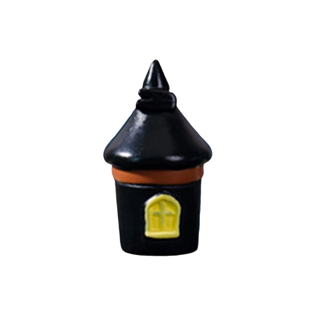Halloween Ball Resin Figurine with and Pumpkin for Tabletop Shelf Decor