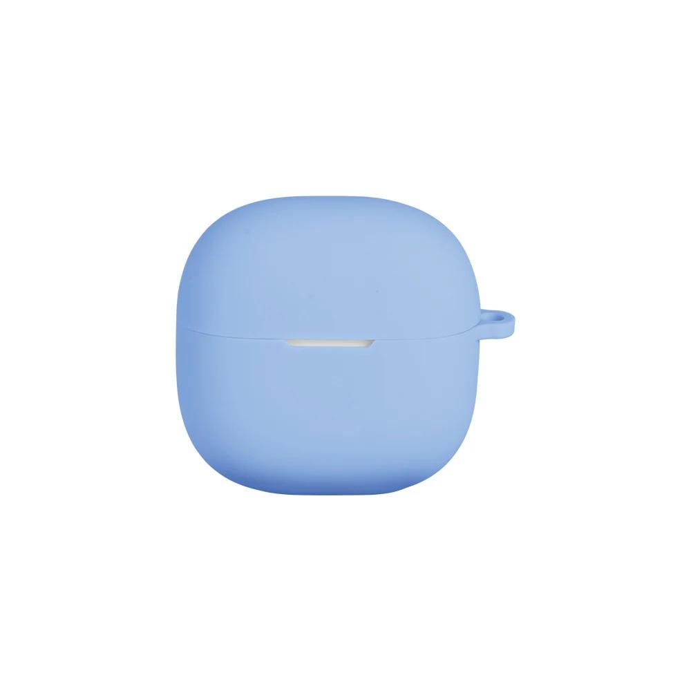 Wireless Headphone Cover For Redmi buds 6 Lite Case With Hook Silicone Soft Plain For Xiaomi Redmi buds 6lite Shell