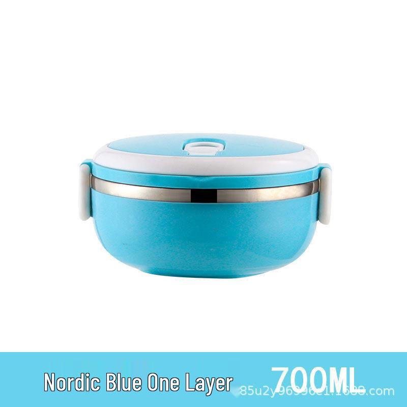 304 Stainless Steel Insulated Multi-Layer Nordic Bento Box with Custom Logo
