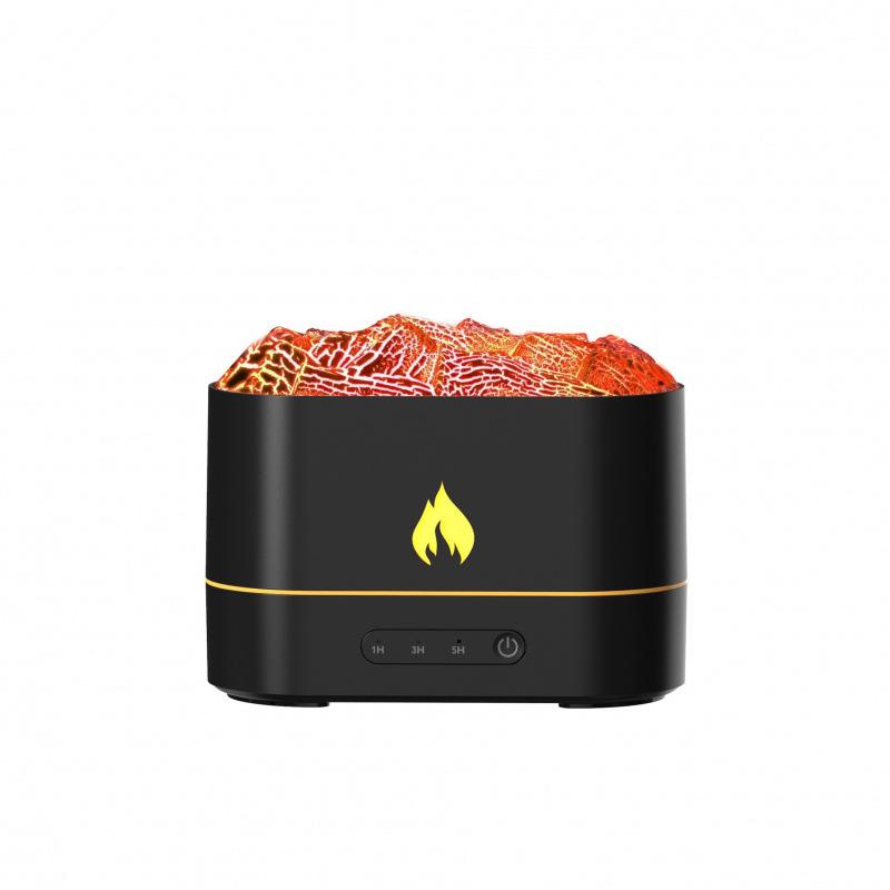 Southeast Asia Smart Aroma Diffuser: Seven-Color Desktop Humidifier with Flame Simulation and Automatic Spray