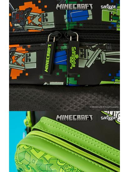 Smiggle x Minecraft Creeper Ruksak pre chlapcov – Perfektná taška cez rameno do školy pre žiakov základných škôl.