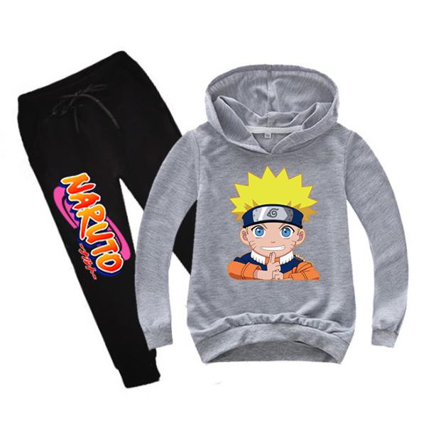 Naruto Estampado Juegos de Ropa para Niños Corazón Estampado Sudaderas  pantalones Conjunto Casual Sudadera con capucha Trajes Chándal deportivo  para niños Niñas comprar a buen precio — entrega gratuita, reseñas reales  con