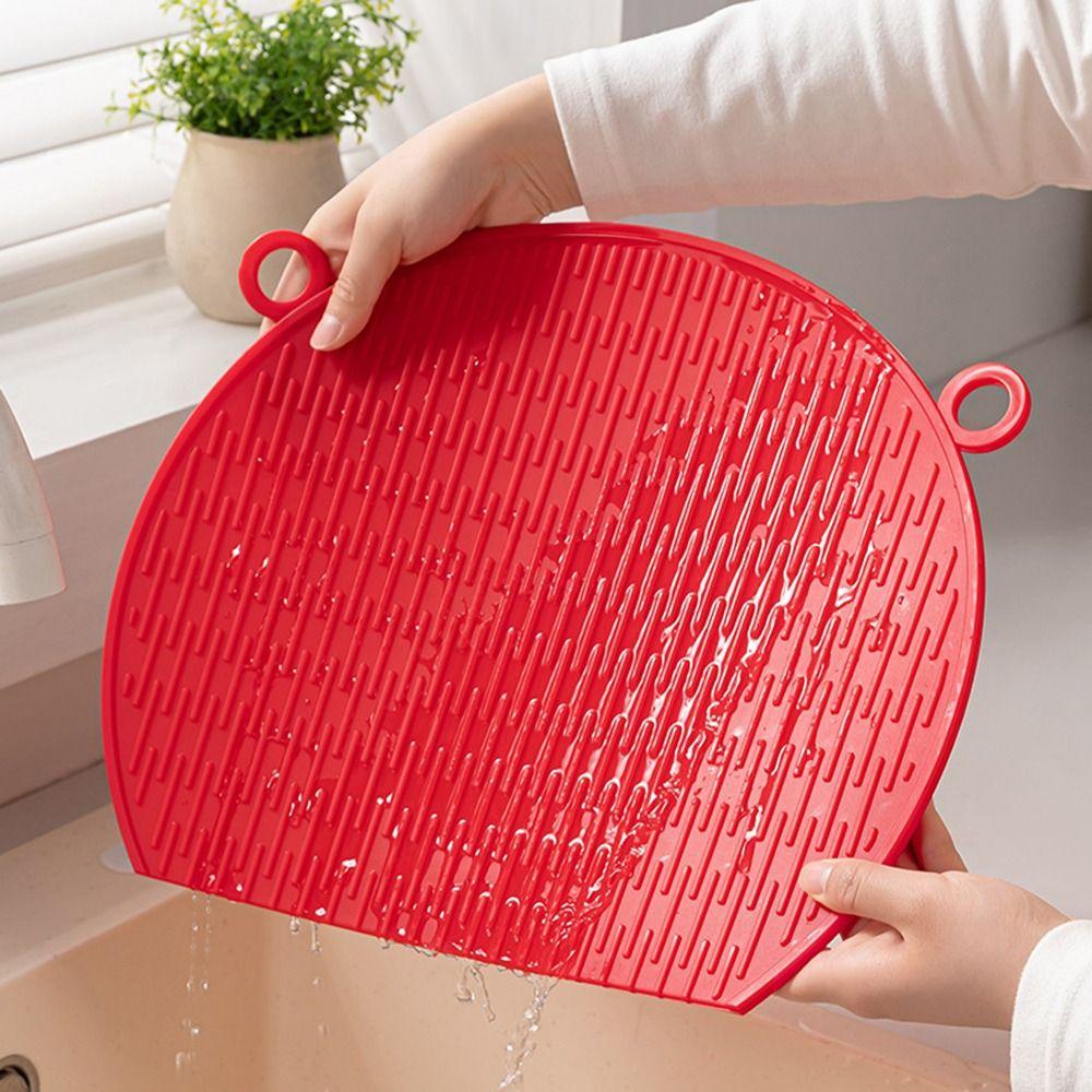Anti-Bacterial Semi-Circular Cutting Board Anti-Mold Kitchen Chopping Block TPU Cutting Board Home